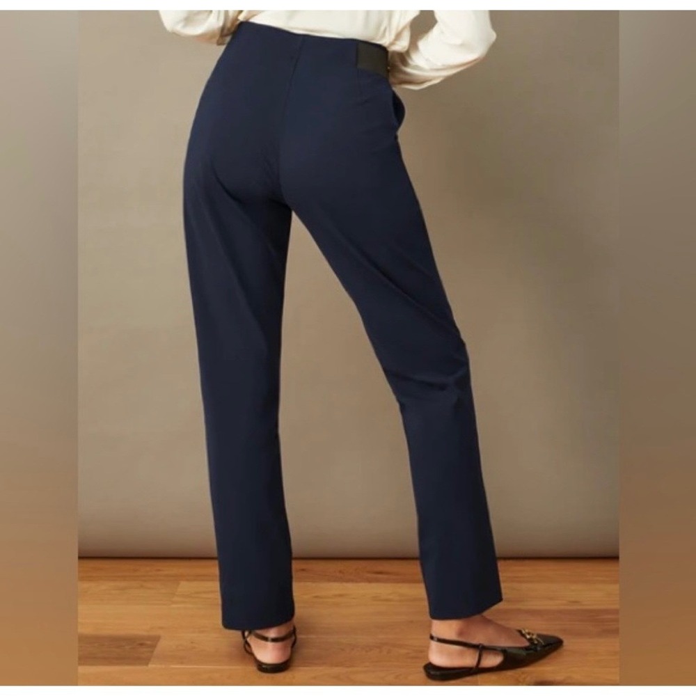 ADAY The Turn It Up Cropped Pants in Navy Blue, Women's size small - Picture 4 of 12